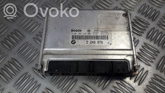 BMW 3 E46 Engine control unit/module 2249970 0281001445 2249970 0281001445