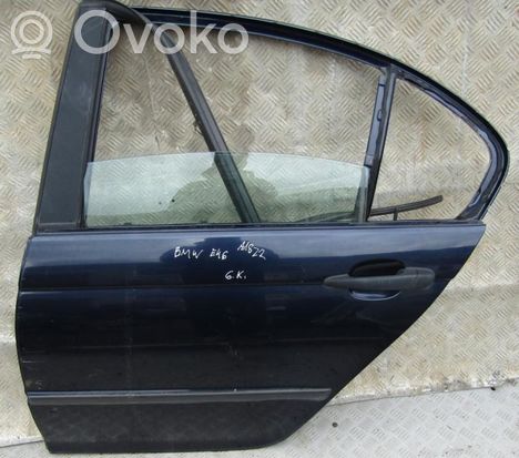 BMW 3 E46 Rear door BLACK BLACK