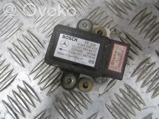 Mercedes-Benz A W168 ESP acceleration yaw rate sensor 0265005219 lu0015404417 0015429018 0265005219 lu0015404417 0015429018