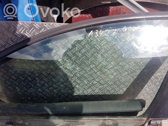 Volkswagen Golf V Front door window glass four-door