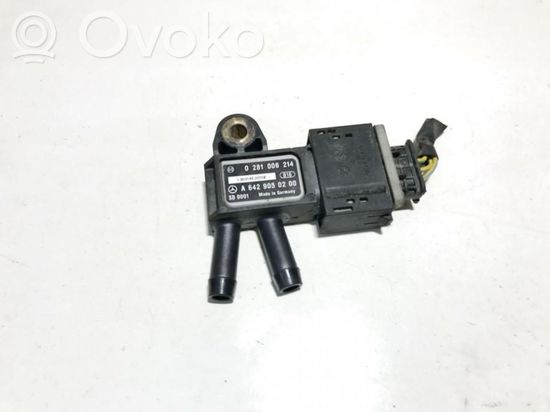Mercedes-Benz ML W166 Exhaust gas pressure sensor 0281006214 a6429050200 sd0001 816 0281006214 a6429050200 sd0001 816