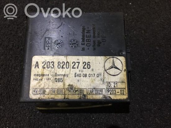 Mercedes-Benz C W203 Alarm control unit/module a2038202726 a2038202726