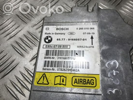 BMW 3 E90 E91 Airbag control unit/module 0285010066 65.77-9166057-01 mrsz5cd16 31916605701j 0285010066 65.77-9166057-01 mrsz5cd16 31916605701j