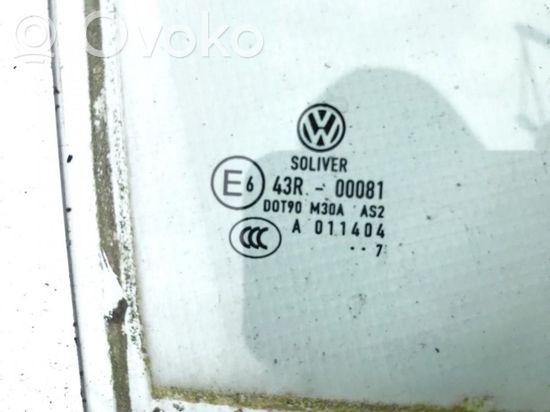 Volkswagen PASSAT B6 Rear door window glass