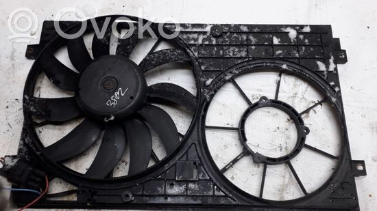 Volkswagen Golf V Radiator cooling fan shroud 1K0121207J 1K0.121.207.J 13-55D300194 1K0121207J 1K0.121.207.J 13-55D300194