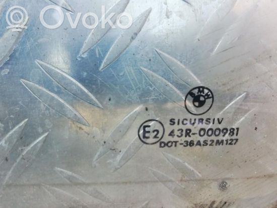 BMW 3 E46 Rear door window glass