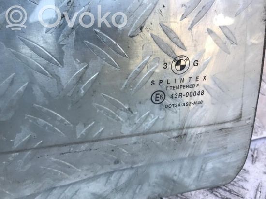 BMW 3 E36 Rear door window glass