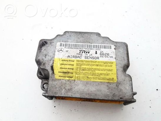 Mercedes-Benz A W169 Airbag control unit/module a1698206626 6626 a1698206626 6626