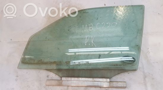 Mercedes-Benz C W202 Front door window glass four-door
