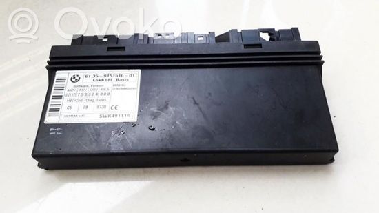 BMW 5 E60 E61 Comfort/convenience module 61359151516 61.35-9151516-01 5WK49111A 61359151516 61.35-9151516-01 5WK49111A