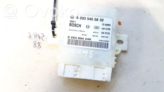 Mercedes-Benz CLC CL203 Parking PDC control unit/module a2035455832 0263004249 a2035455832 0263004249