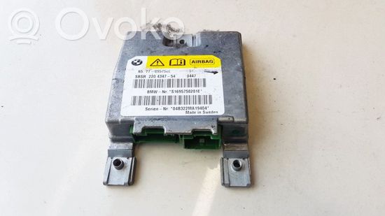 BMW 5 E60 E61 Airbag control unit/module 65776957502 65.77-695750201 2204347-54 65776957502 65.77-695750201 2204347-54