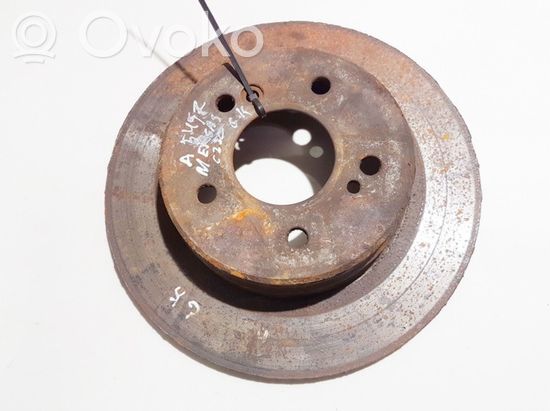Mercedes-Benz C W203 Rear brake disc neventiliuojamas neventiliuojamas