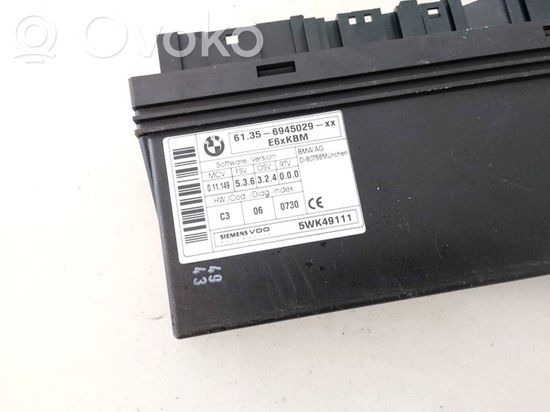 BMW 5 E60 E61 Comfort/convenience module 61356945029xx 61.35-6945029-xx 5wk49111 61356945029xx 61.35-6945029-xx 5wk49111