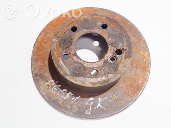 Mercedes-Benz CLC CL203 Rear brake disc neventiliuojamas neventiliuojamas