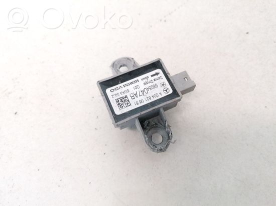 Mercedes-Benz C AMG W204 Airbag deployment crash/impact sensor a2048210651 56054047ab a2048210651 56054047ab