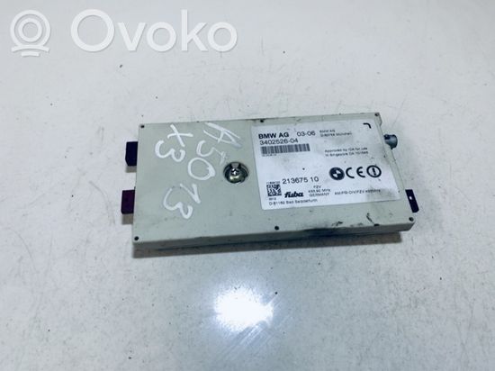 BMW X3 E83 Antenna control unit 340252604 3402526-04 21367510 340252604 3402526-04 21367510