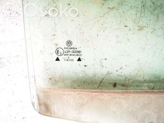 Volkswagen Vento Rear door window glass