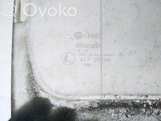 Volkswagen Golf II Front door window glass four-door