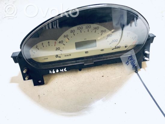Mercedes-Benz A W168 Speedometer (instrument cluster) a1685404311 9908170066 a1685404311 9908170066