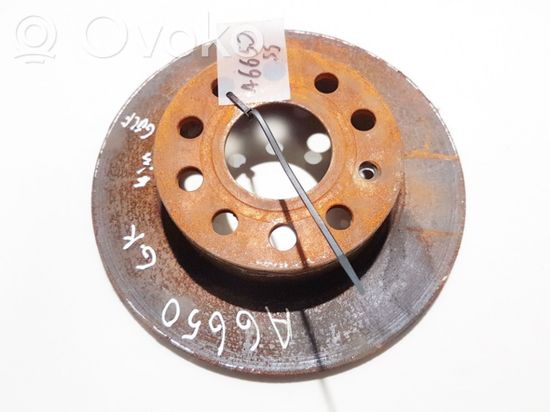 Volkswagen Golf V Rear brake disc neventiliuojamas neventiliuojamas