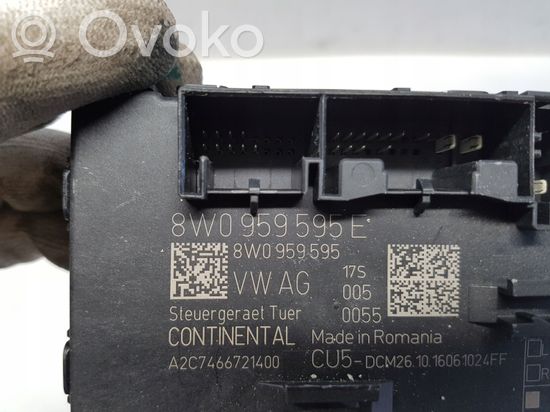 Audi A4 S4 B9 Door control unit/module 8W0959595E