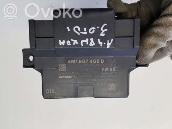 Audi A4 S4 B9 Gateway control module 4M1907468D