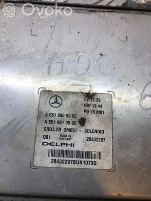 Mercedes-Benz E W212 Engine control unit/module A6519010502 A6519009002