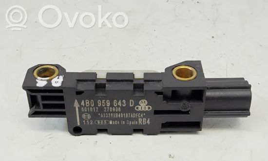 Audi A8 S8 D3 4E Airbag deployment crash/impact sensor 4B0959643D