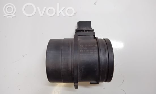BMW 1 E81 E87 Mass air flow meter 0281002567 7788743