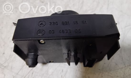 Mercedes-Benz S W220 Wing mirror switch 2208211651 03463305