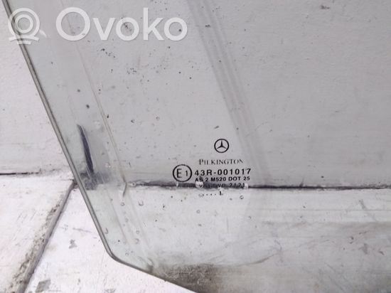 Mercedes-Benz S W220 Front door window glass four-door
