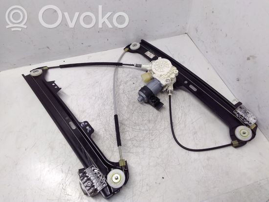 BMW 5 E60 E61 Front door window regulator with motor 6981142 7184384 7184742