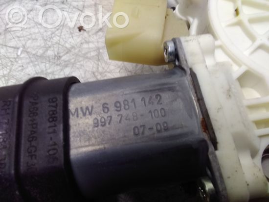 BMW 5 E60 E61 Front door window regulator with motor 6981142 7184384 7184742