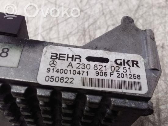 Mercedes-Benz E W211 Heater blower motor/fan resistor A2308210251