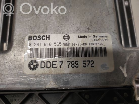 BMW 5 E39 Engine control unit/module 0281010565