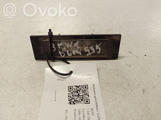 BMW 1 E81 E87 Number plate light 15A213B