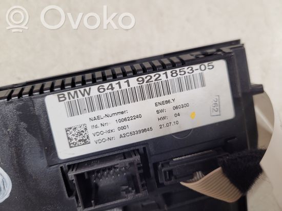 BMW 1 E81 E87 Climate control unit 6411922185305