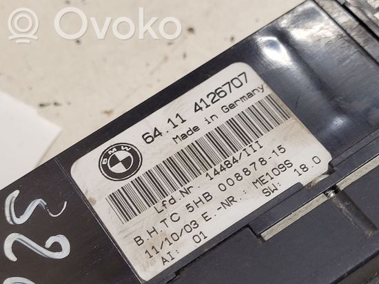 BMW 3 E46 Climate control unit 64114126707