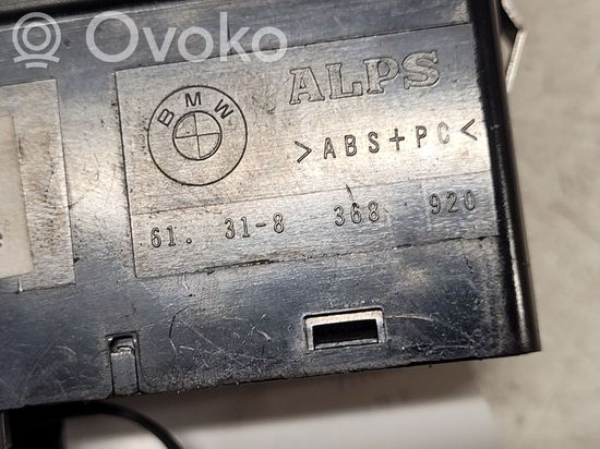 BMW 3 E46 Hazard light switch 61318368920