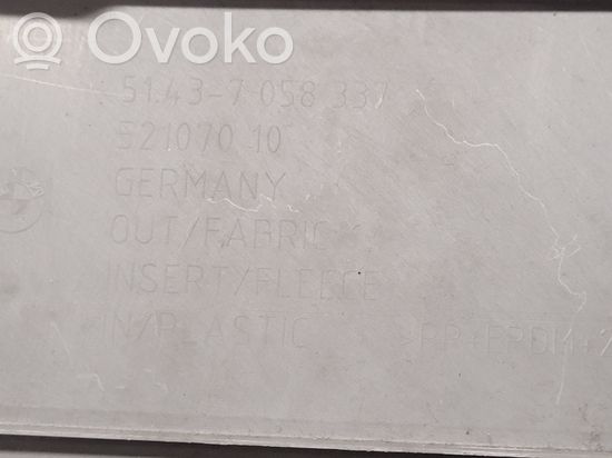 BMW 3 E90 E91 (B) pillar trim (bottom) 51437058337 52107010