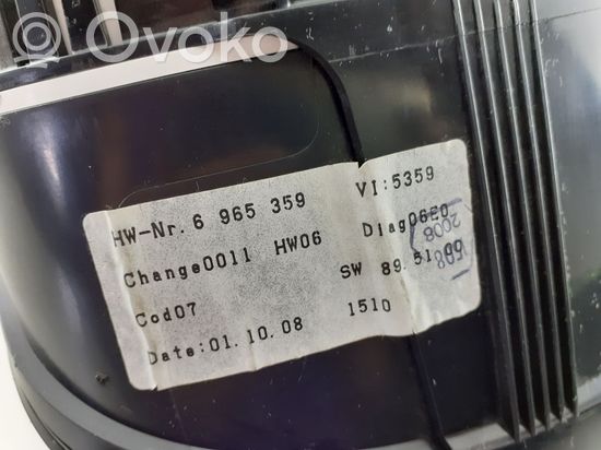 BMW 5 E60 E61 Speedometer (instrument cluster) 9194885 62109194885