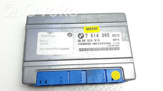BMW 5 E39 Gearbox control unit/module 7514365 M5540