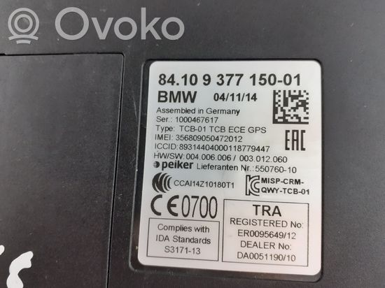 BMW 5 F10 F11 Bluetooth control unit module 9377150 A3168A326227U176
