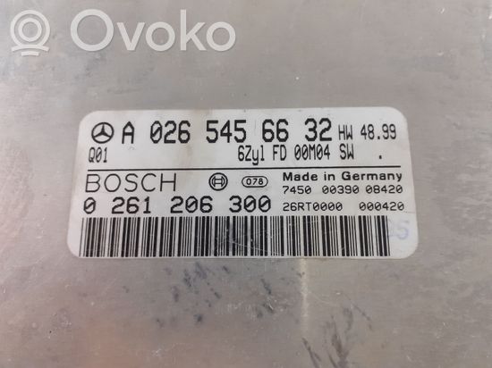 Mercedes-Benz ML W163 Engine control unit/module A0265456632 0261206300