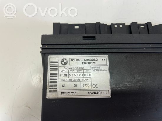 BMW 5 E60 E61 Comfort/convenience module 61356943062