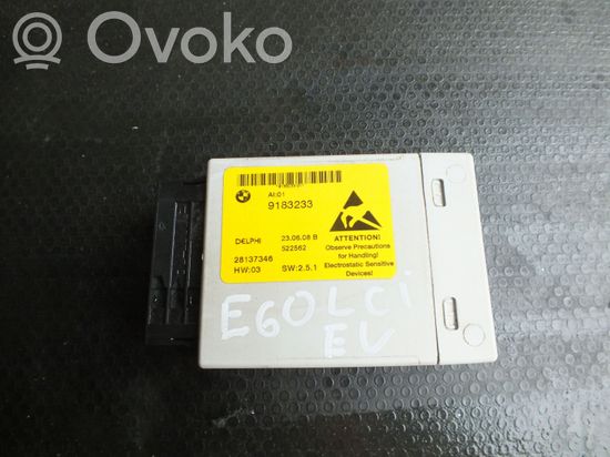 BMW 5 E60 E61 Center console control module 9183233