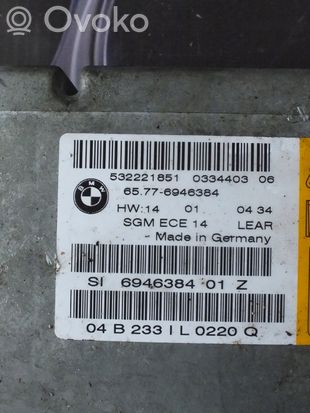 BMW 5 E60 E61 Airbag control unit/module 532221851