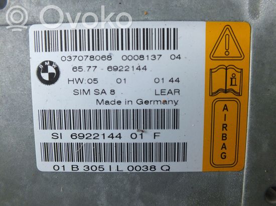 BMW 7 E65 E66 Airbag control unit/module 65776922144