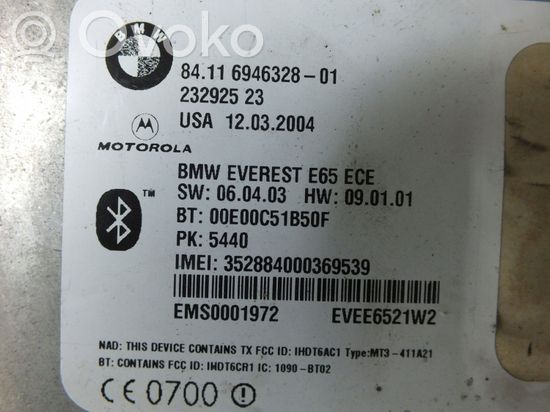 BMW 7 E65 E66 Bluetooth control unit module 84116946328